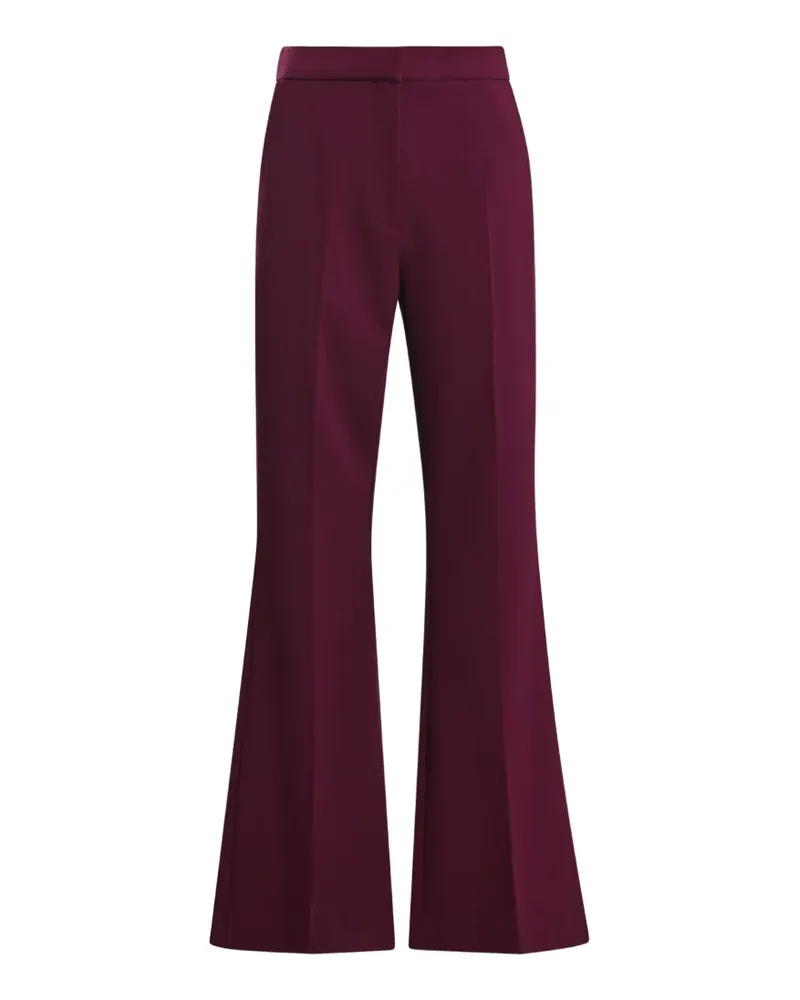 Essentiel Keen pressed-crease flared trousers - Rot Rot