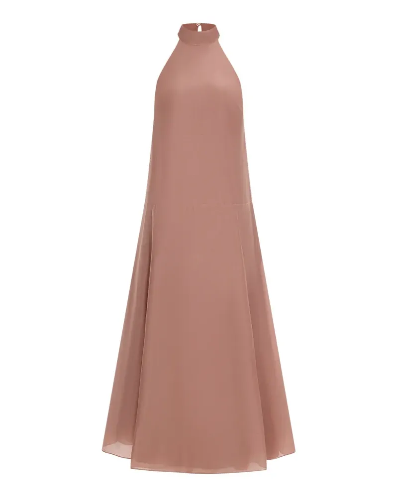 12 STOREEZ Dahlia Neckholder-Kleid - Rosa Rosa