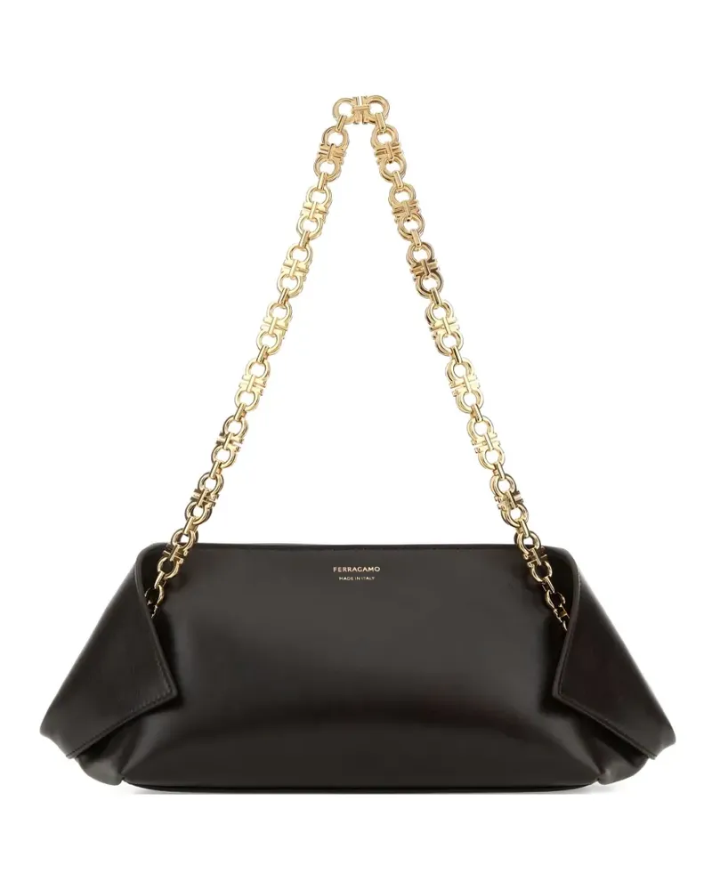 Ferragamo chain-link leather tote bag - Braun Braun