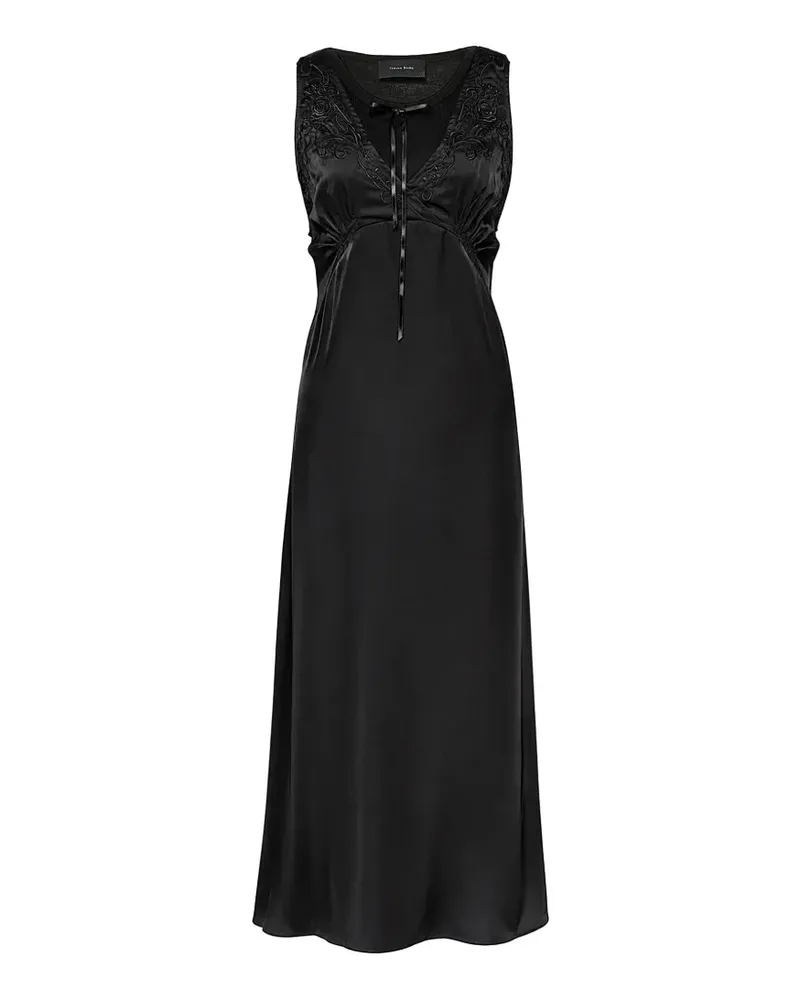 Simone Rocha Besticktes Kleid mit Schleifendetail - Schwarz Schwarz