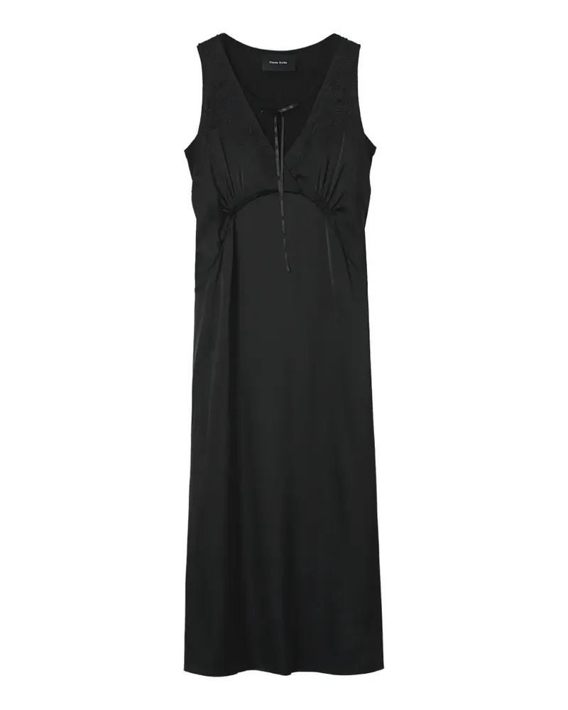 Simone Rocha Besticktes Kleid mit Schleifendetail - Schwarz Schwarz