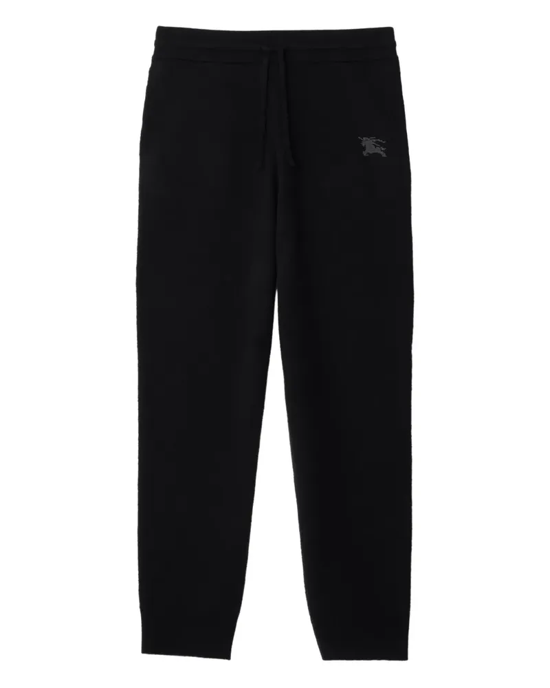 Burberry Jogginghose mit Ritteremblem - Schwarz Schwarz
