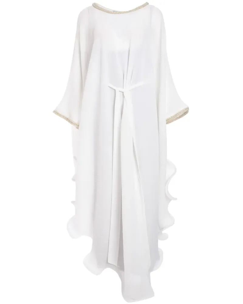 Baruni Abnehmbares Beads Camisole-Kleid - Weiß Weiß