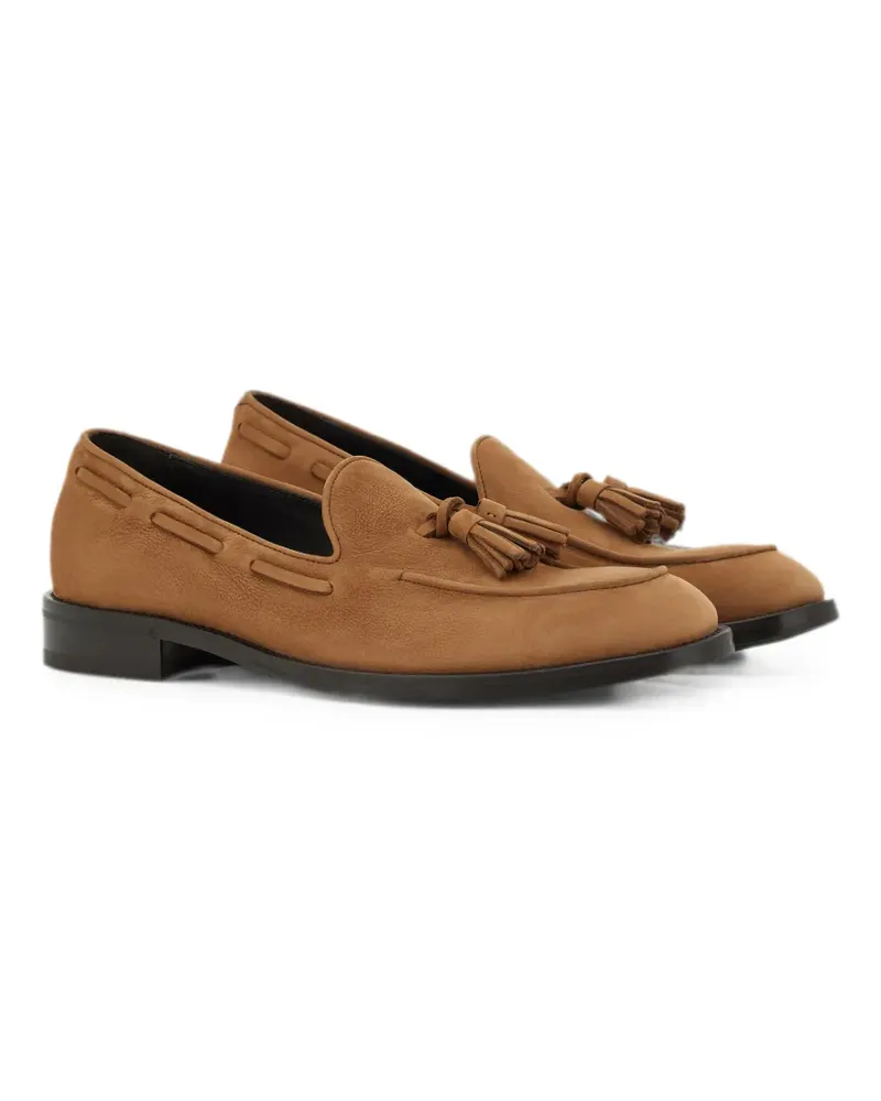 Canali tassel-detail loafers - Nude Nude
