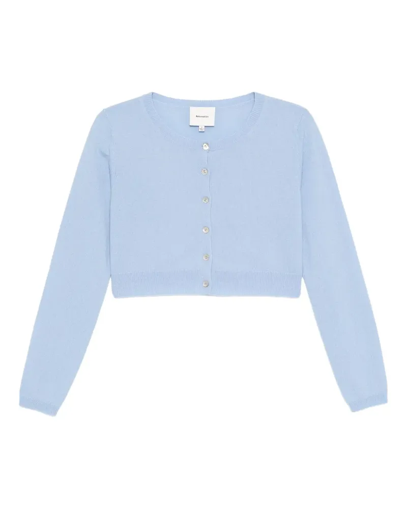Reformation Janie Cardigan - Blau Blau
