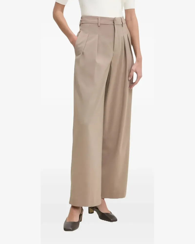 Calvin Klein Hose mit Bundfalten - Nude Nude