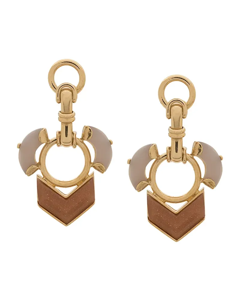 Wouters & Hendrix Ohrringe mit Edelsteinen - Gold Gold