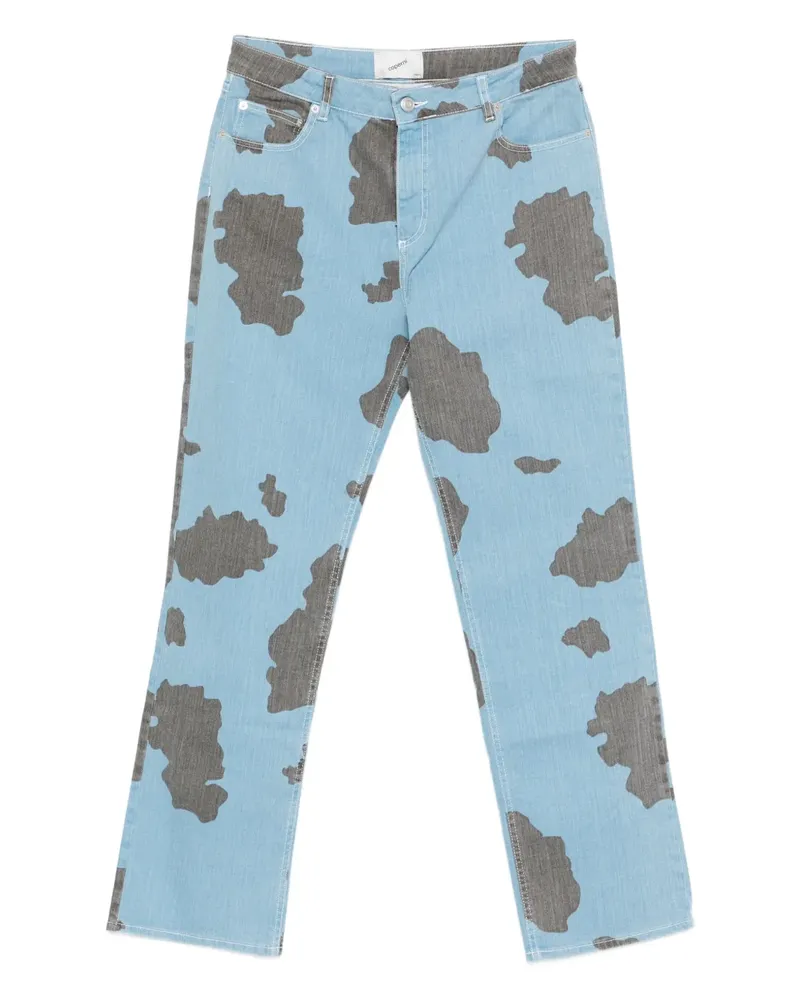 COPERNI Jeans mit Kuh-Print - Blau Blau