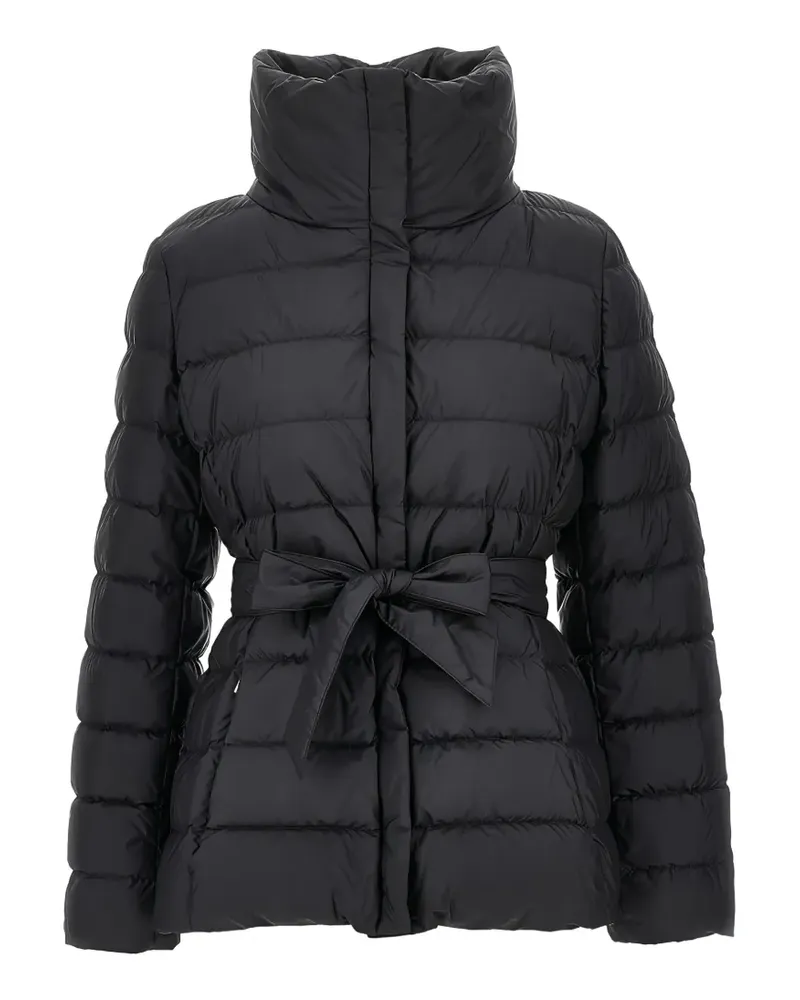 Max Mara quilted belted jacket - Schwarz Schwarz