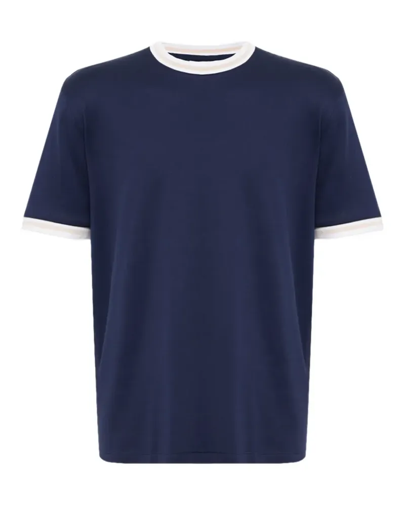 Eleventy Giza T-Shirt - Blau Blau