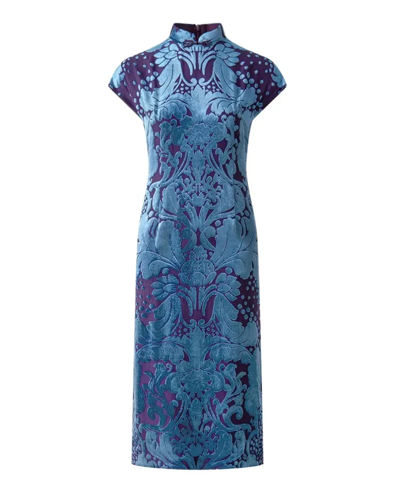 Shanghai Tang Tang qipao dress - Blau Blau