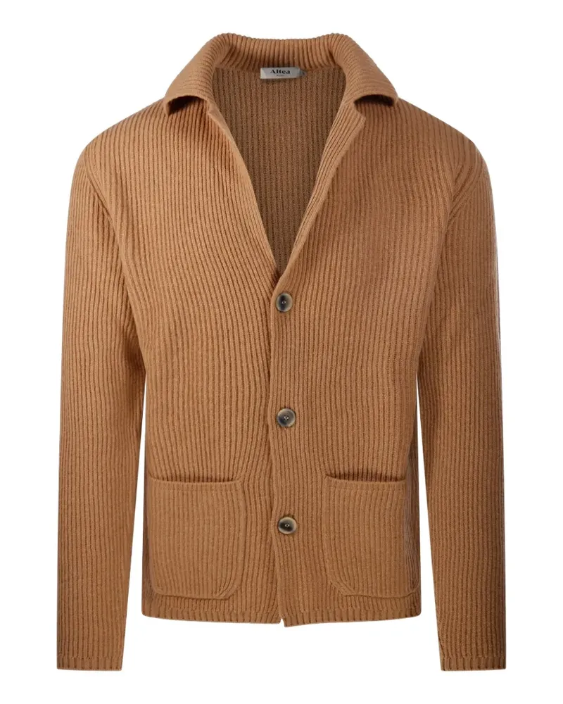 Altea Gerippter Cardigan mit Knöpfen - Nude Nude