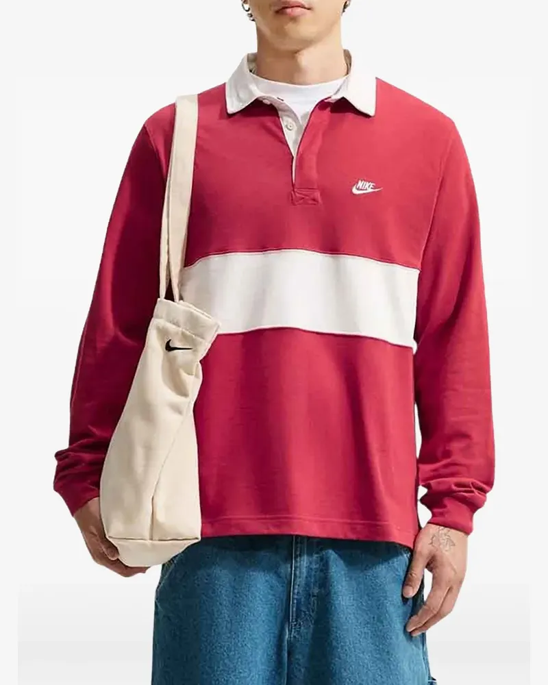Nike Club panelled polo shirt - Rot Rot