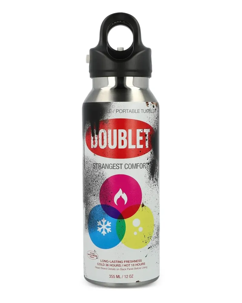 Doublet logo water bottle - Weiß Weiß