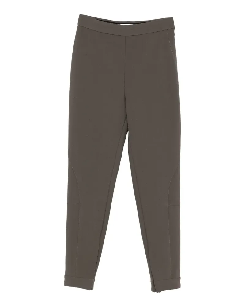 Victoria Beckham Schmale Hose - Grün Grün