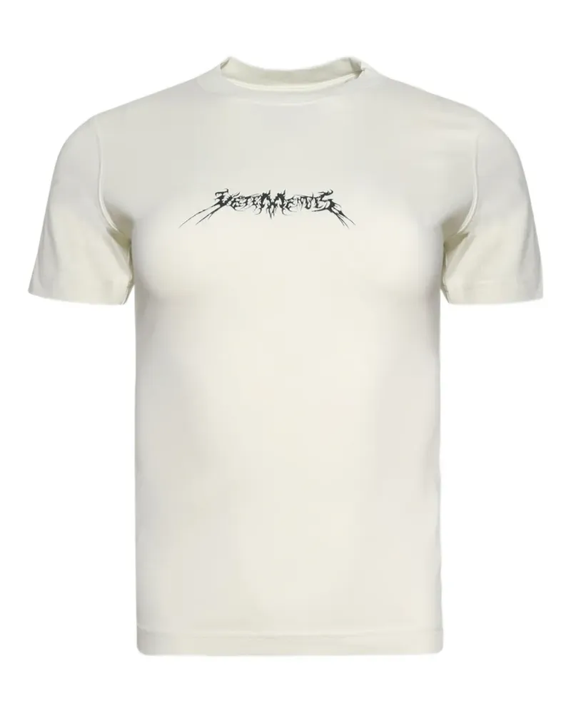 VETEMENTS T-Shirt mit Logo - Weiß Weiß
