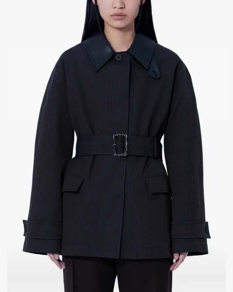 Studio Nicholson Lurie belted jacket - Grau Grau