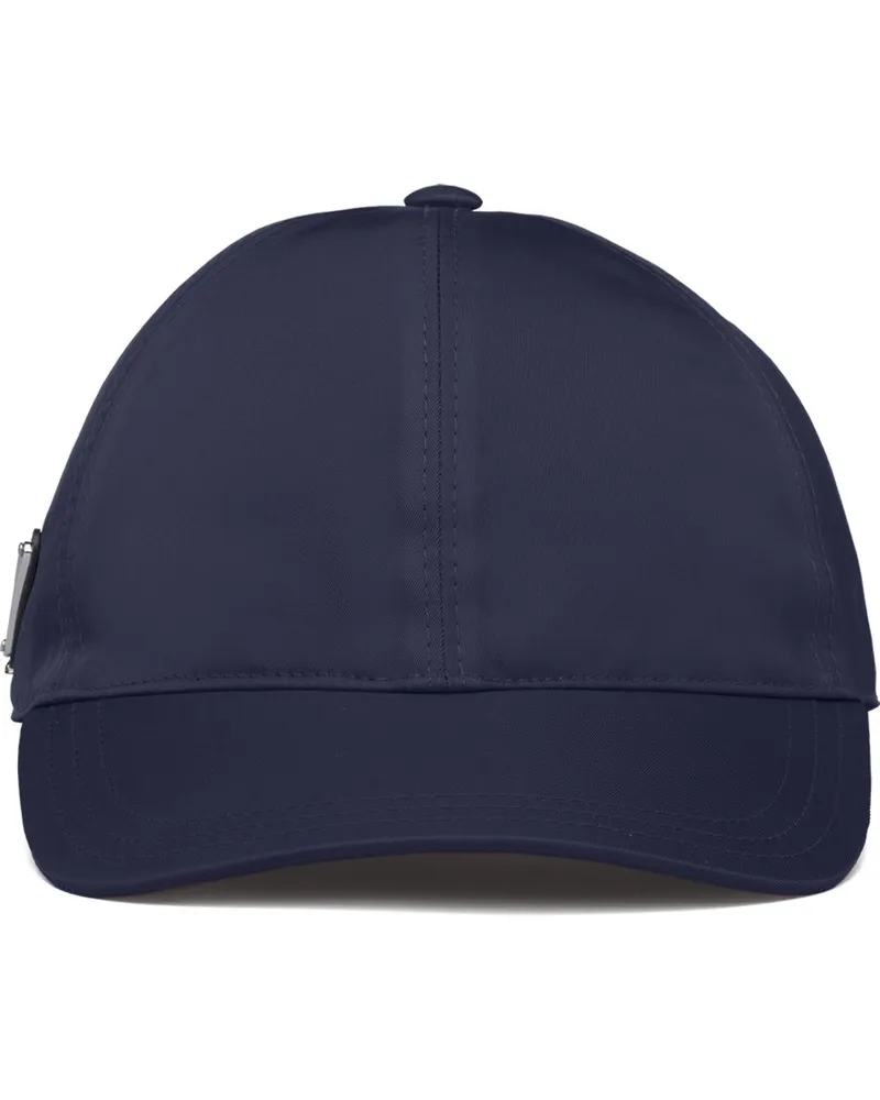 Prada Baseballkappe aus Re-Nylon Blau