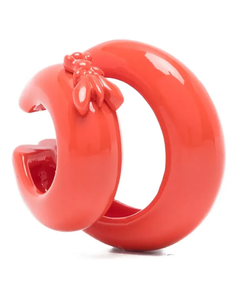 Patrizia Pepe fly-logo earcuff - Orange Orange