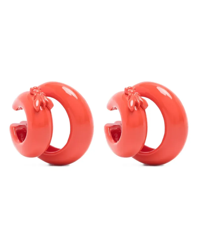 Patrizia Pepe fly-logo earcuff - Orange Orange