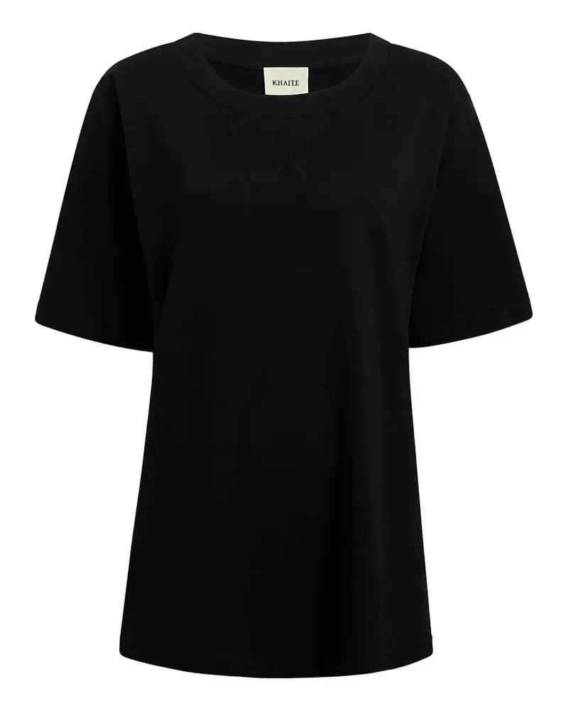 KHAITE Klassisches T-Shirt - Schwarz Schwarz