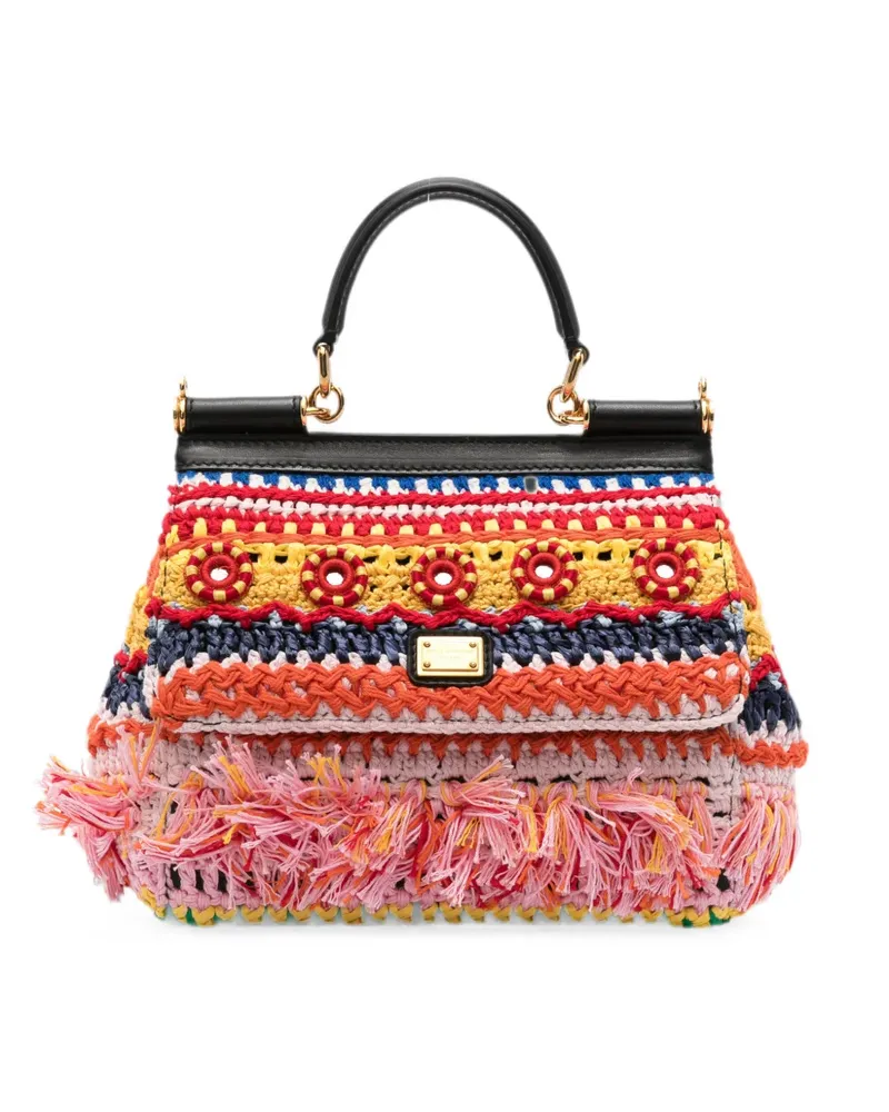 Dolce & Gabbana Sicily Carretto top-handle bag - Rot Rot