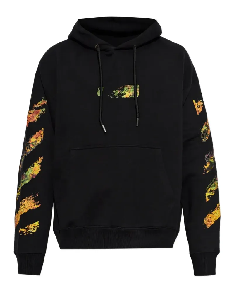 OFF-WHITE Hoodie mit Arrows-Print - Schwarz Schwarz
