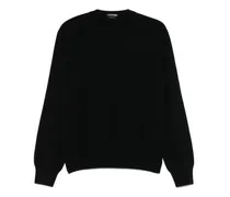 Klassischer Kaschmirpullover - Schwarz