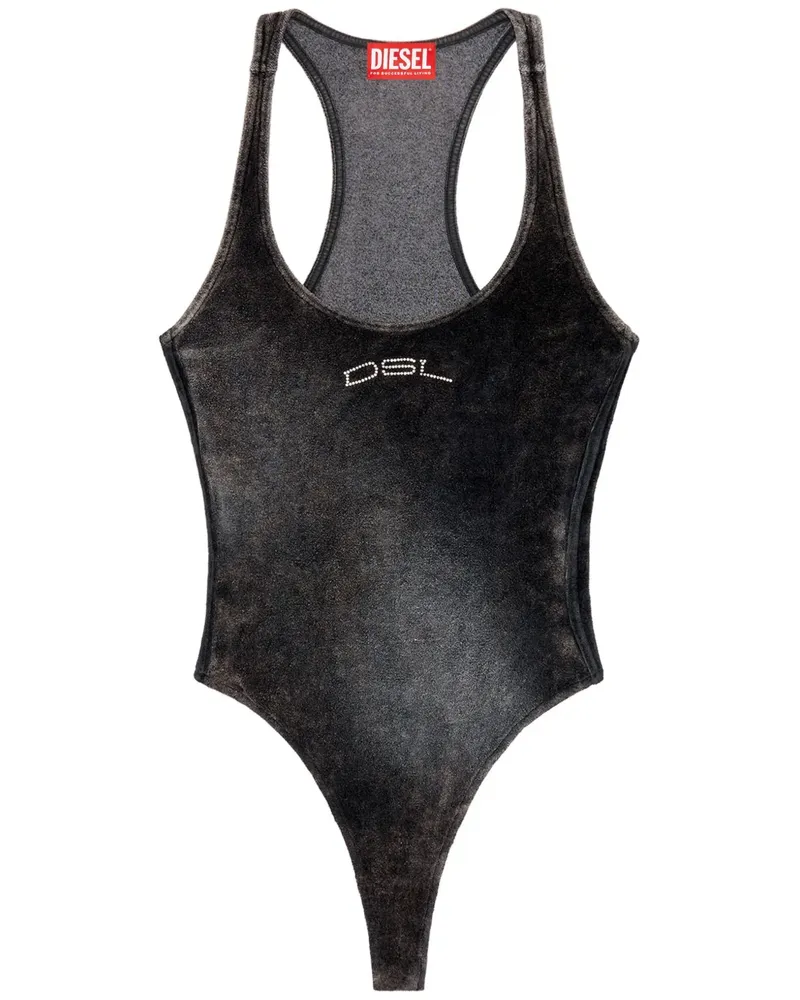 Diesel T-Valley Body mit Racerback - Schwarz Schwarz
