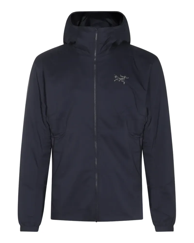 Arc'teryx hooded logo-embroidered jacket - Blau Blau
