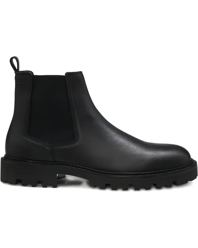 HUGO BOSS Klassische Chelsea-Boots - Schwarz Schwarz
