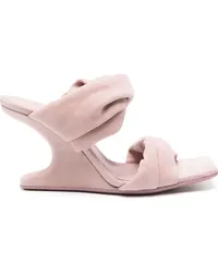 Rick Owens Cantilever 8 Nubuk-Mules 110mm Rosa