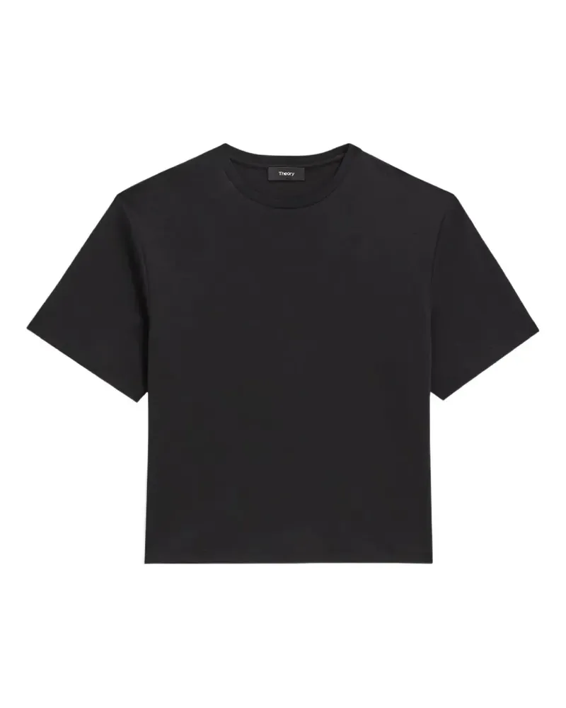 Theory round-neck short-sleeve T-shirt - Schwarz Schwarz