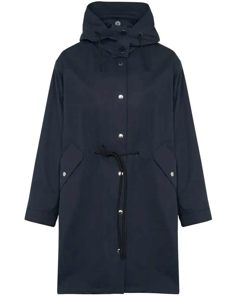 Yves Salomon Wasserdichter Parka - Blau Blau