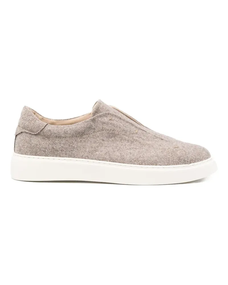 Eleventy Klassische Slip-On-Sneakers - Nude Nude
