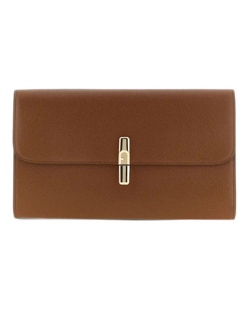 Furla Iride clutch bag - Braun Braun