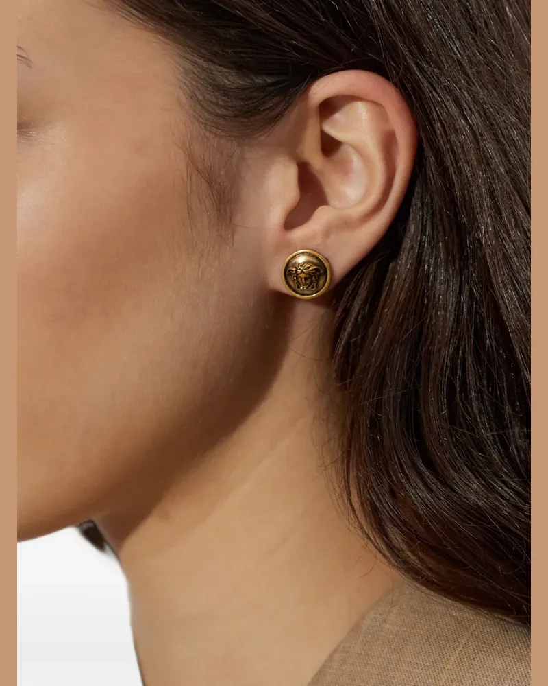 Versace Medusa Head-engraved earrings - Gold Gold