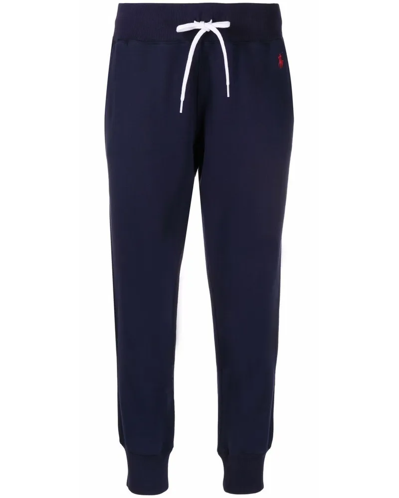 Ralph Lauren Tapered-Jogginghose mit hohem Bund - Blau Blau