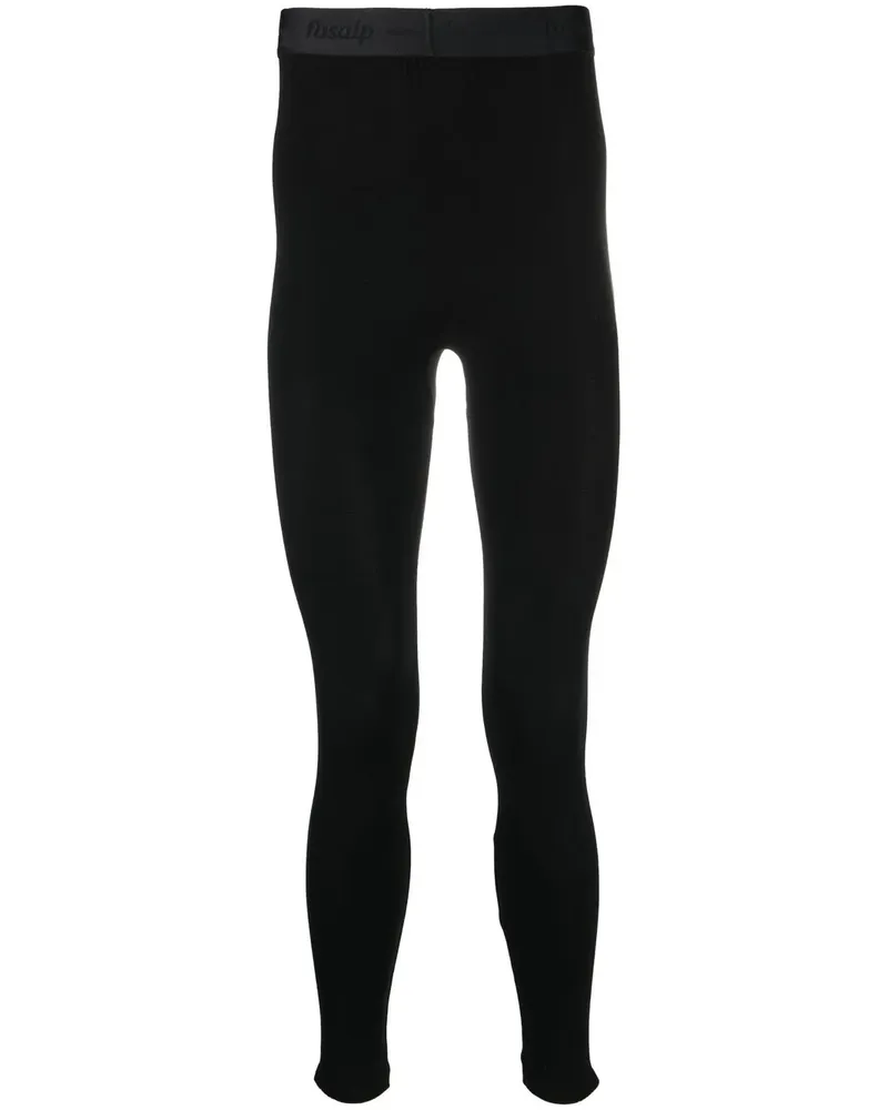 FUSALP Leggings mit Logo-Bund - Schwarz Schwarz