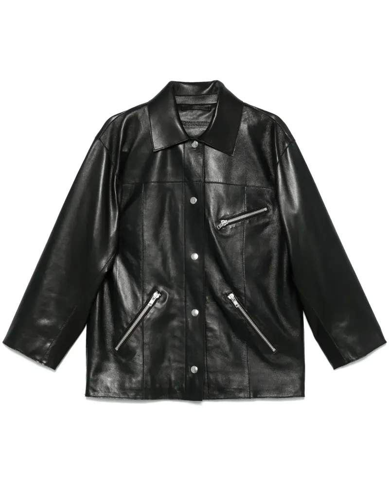 STAND Elisia Jacke - Schwarz Schwarz