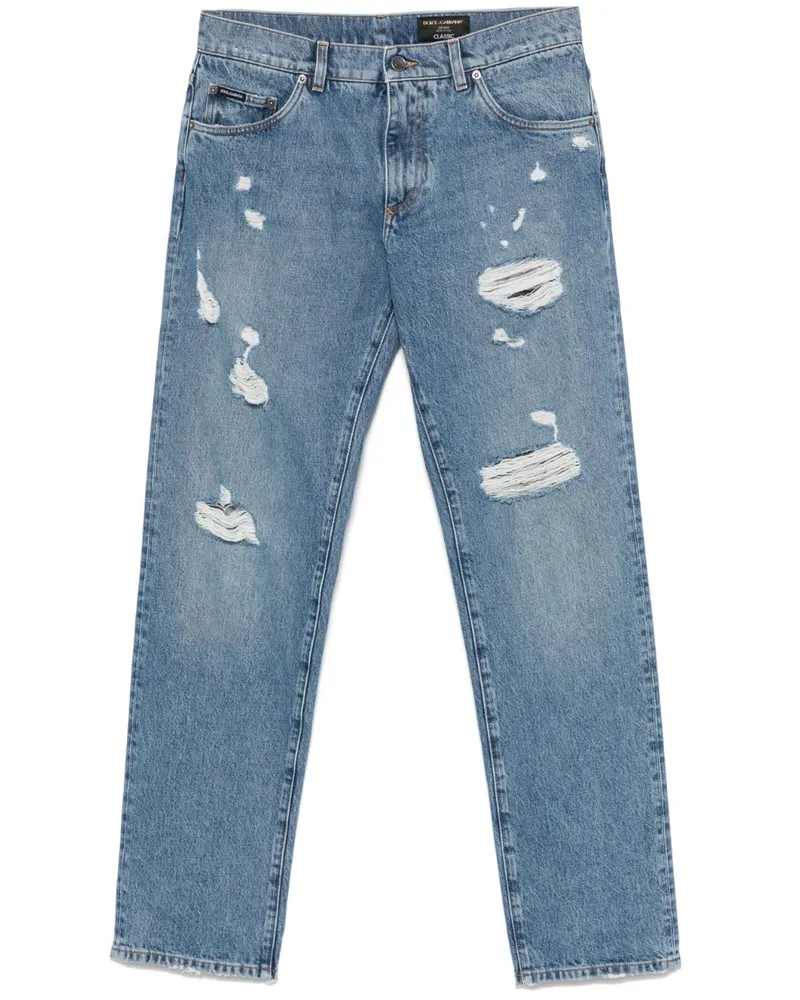 Dolce & Gabbana Jeans mit geradem Bein - Blau Blau
