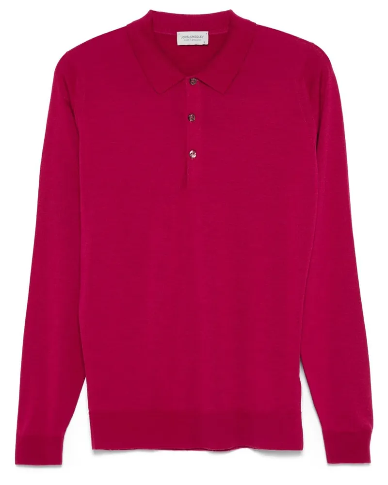 John Smedley Belper' Poloshirt - Rot Rot