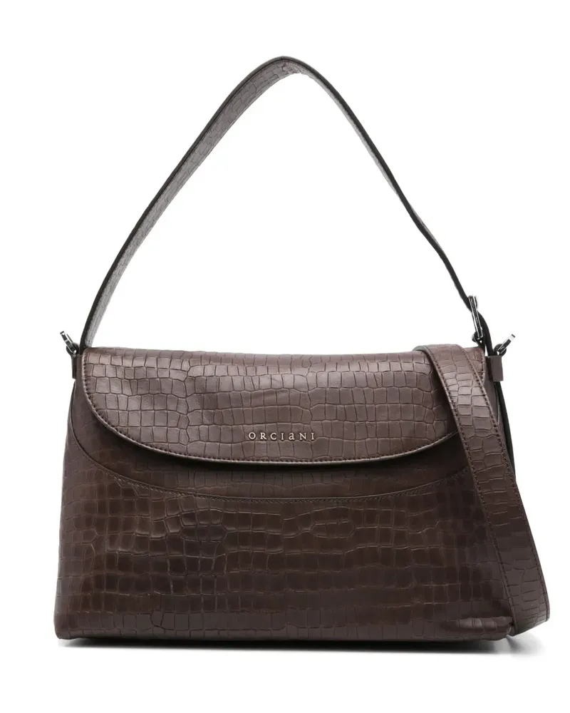 Orciani Nanan Schultertasche - Braun Braun