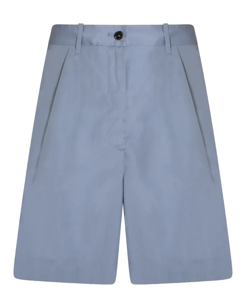 nine:inthe:morning gabardine shorts - Blau Blau