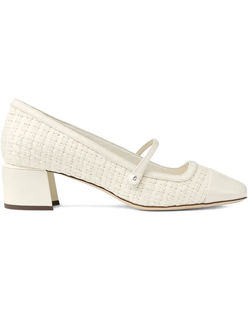 Jimmy Choo Elisa Pumps 45mm - Weiß Weiß
