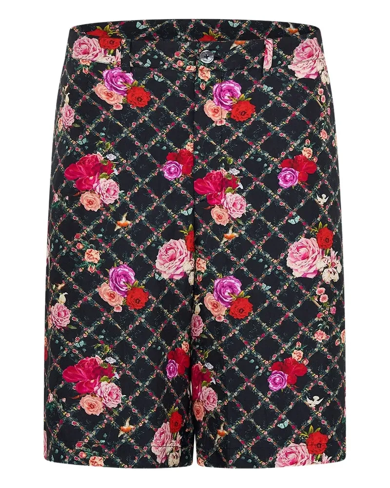Camilla floral-print shorts - Schwarz Schwarz