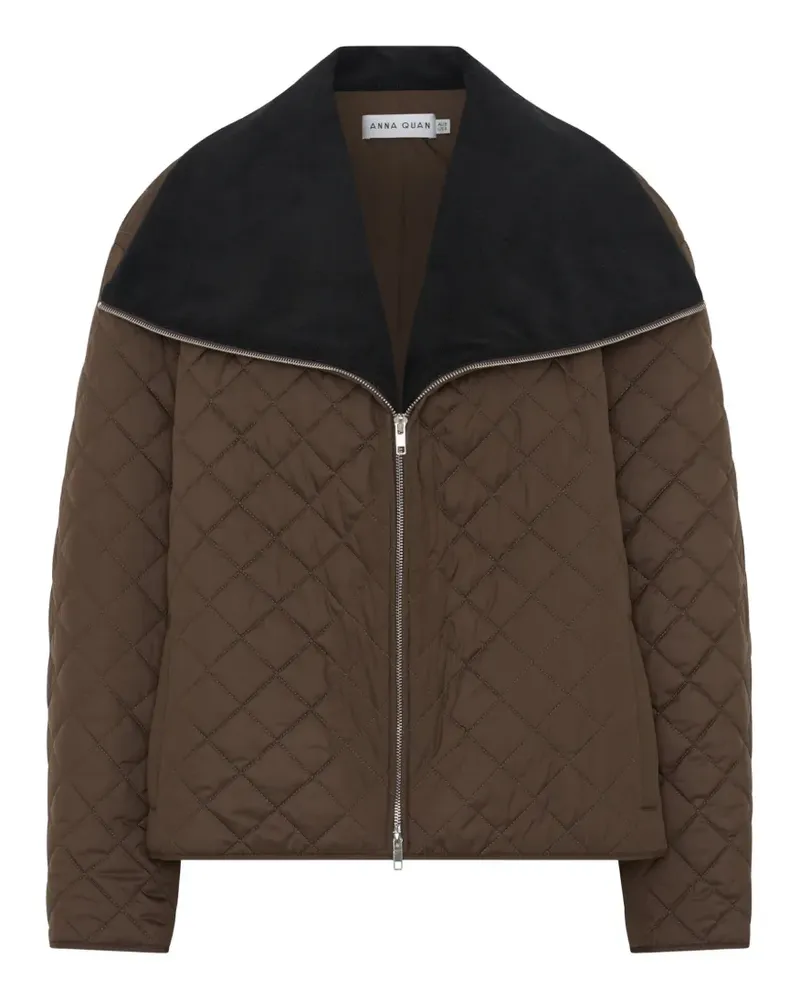 Anna Quan Morandi quilted jacket - Braun Braun