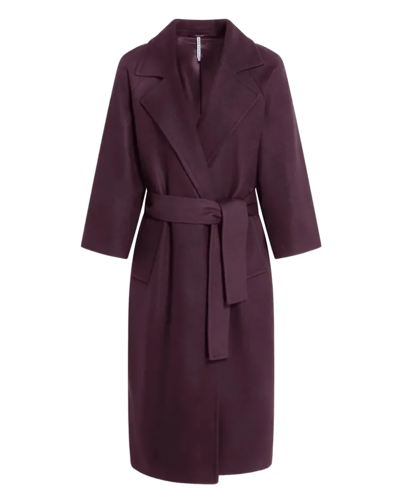 Liviana Conti Wayne Mantel mit Gürtel - Violett Violett
