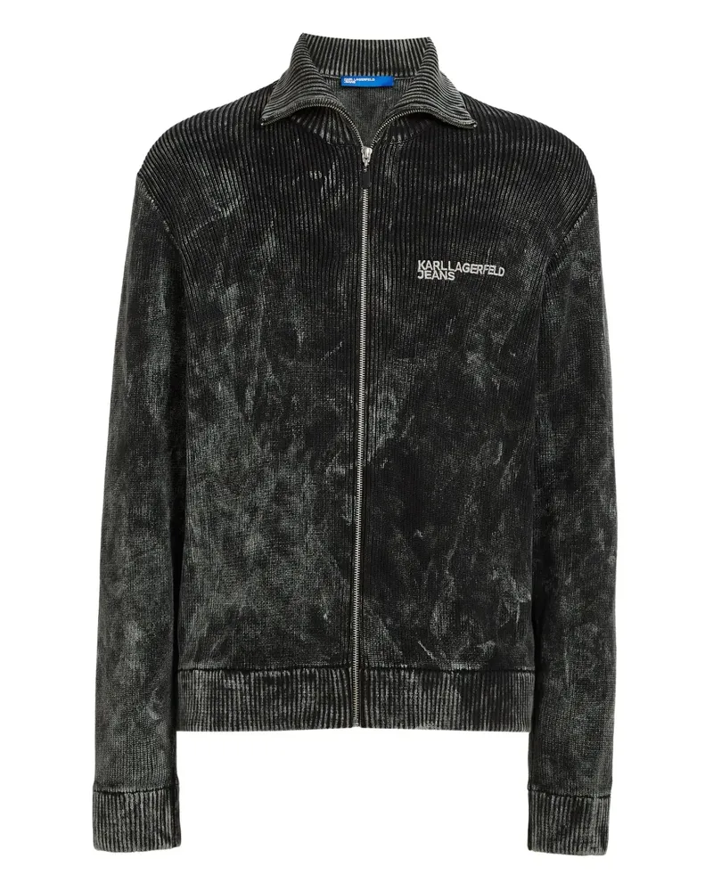 Karl Lagerfeld Ausgeblichener Cardigan - Grau Grau