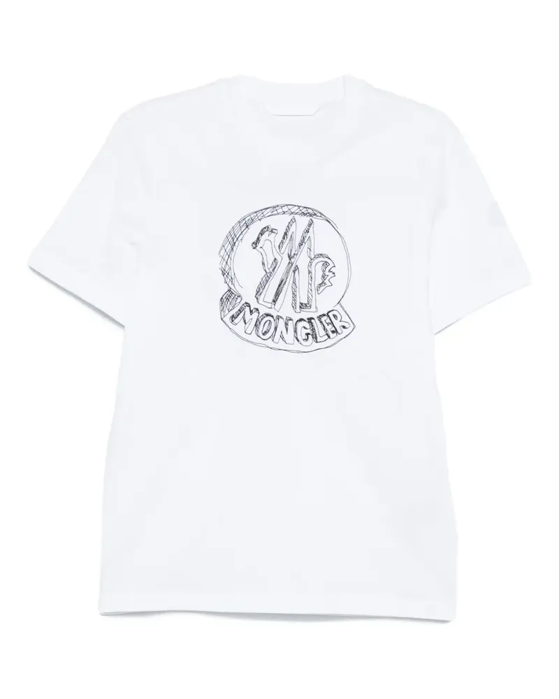 Moncler logo T-shirt - Weiß Weiß